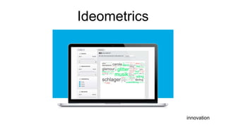 Ideometrics
innovation
 