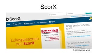 ScorX
E-commerce, web
 