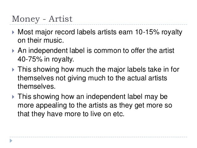 Independent vs major record labels