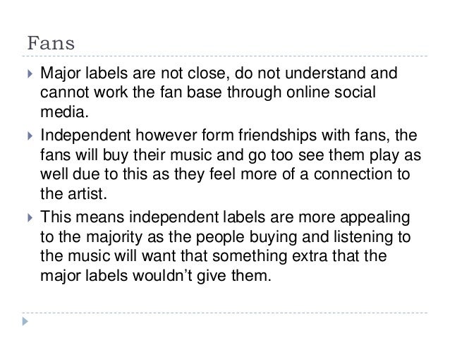 How do major record labels work