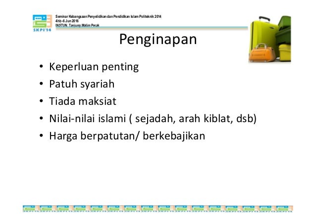 Konsep Pelancongan Islam: Satu Pengamatan