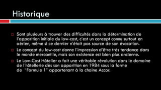 LE LOW-COST HÔTELIER