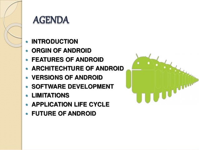 Presentation On Android Operating System Presentation On Android Operating System