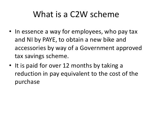 government bike to work scheme