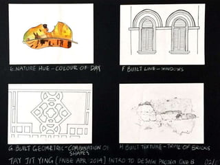 Sketching Elements of Nature and Built
