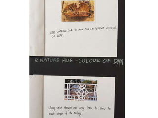 Sketching Elements of Nature and Built