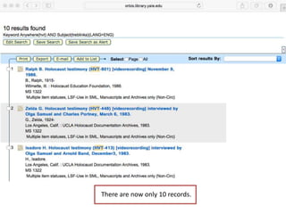 There are now only 10 records.
 