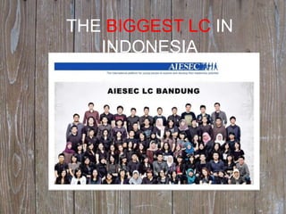 THE BIGGEST LC IN
INDONESIA
 