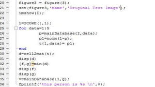 Face Recognition on MATLAB