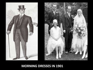 MORNING DRESSES IN 1901
 