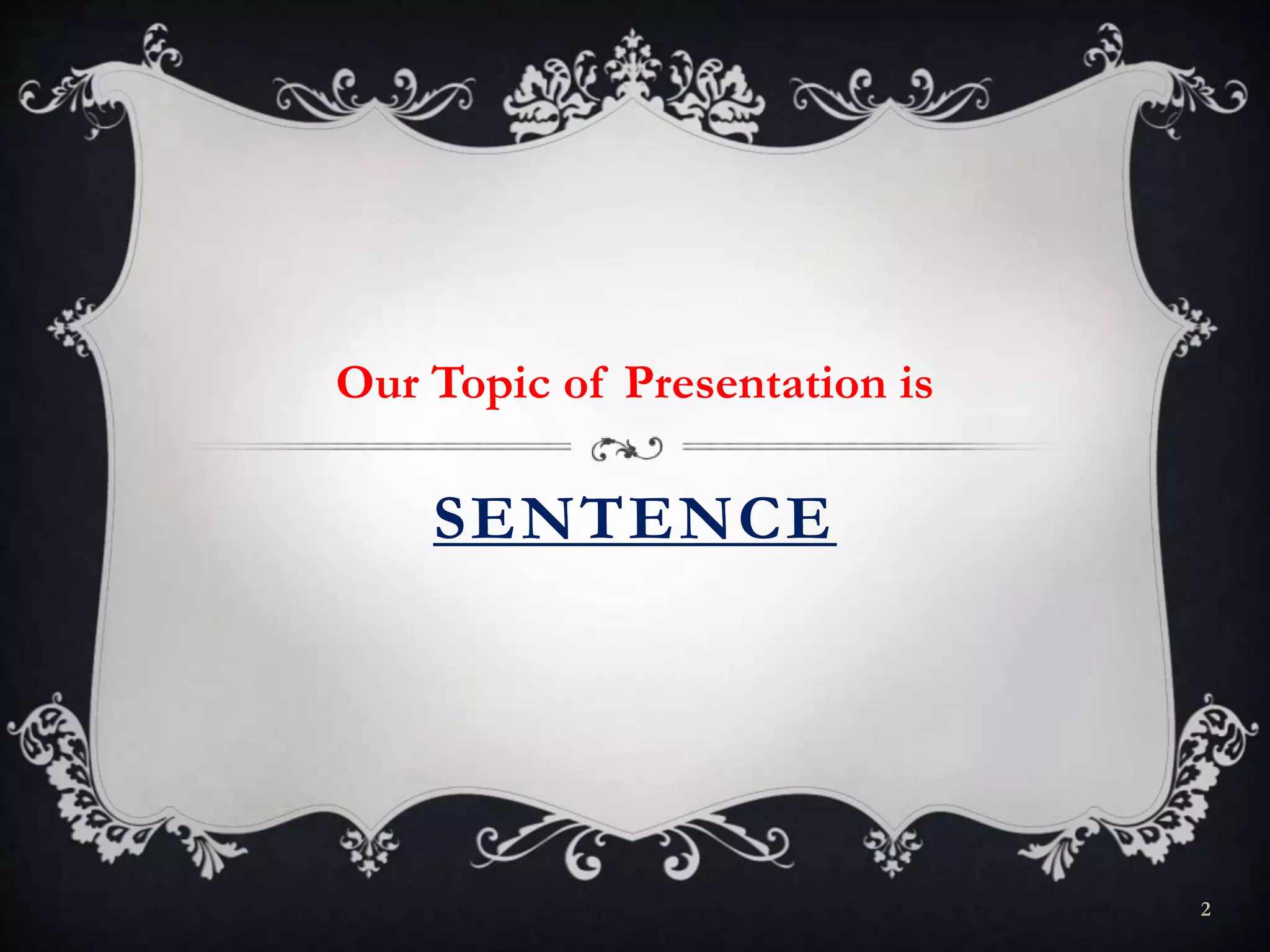 Sentence with full details | PPTX