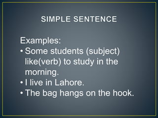 • A compound sentence has more than one
part that can stand alone (independent
clauses).
• Independent clauses are connect...