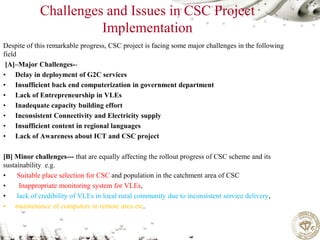 SUSTAINABILITY AND VIABILITY OF COMMON SERVICE CENTERS(CSC) :Internet ...