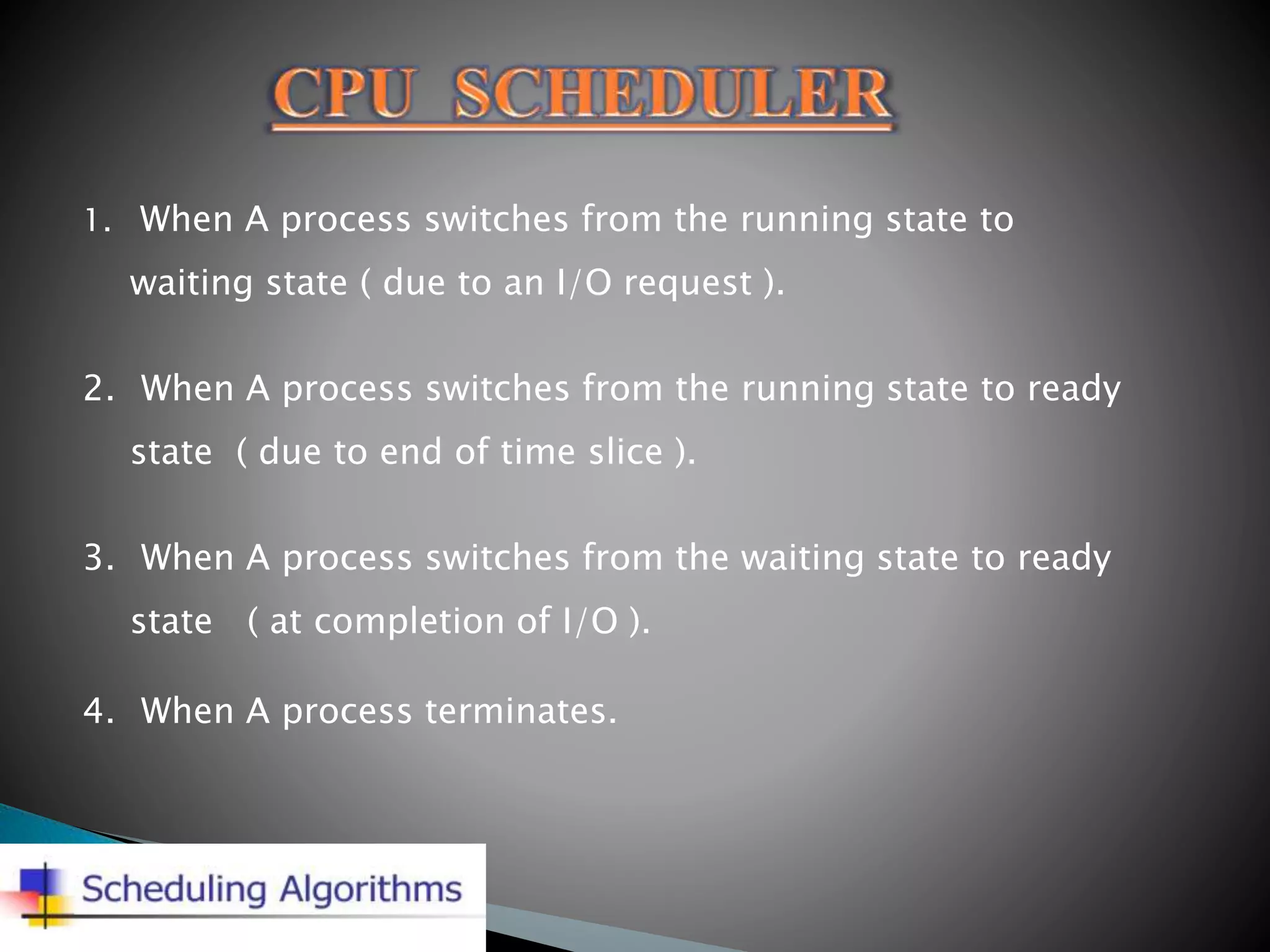 Scheduling Algorithm | PPTX image.
