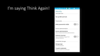 I’m saying Think Again!
 