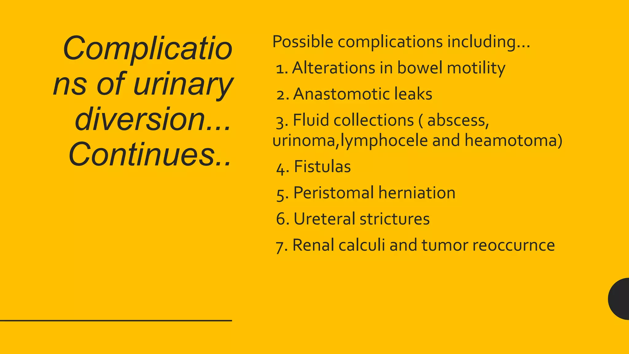 urinary diversion PPT