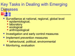 Presentation on Emerging and reEmerging infectious diseases | PPT