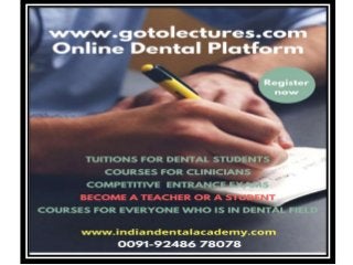 online interactive dental courses in all subjects