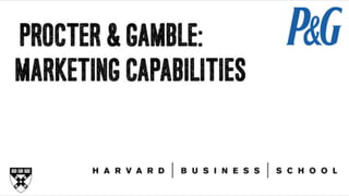 Procter &
Gamble:
Marketing
Capabilities
 