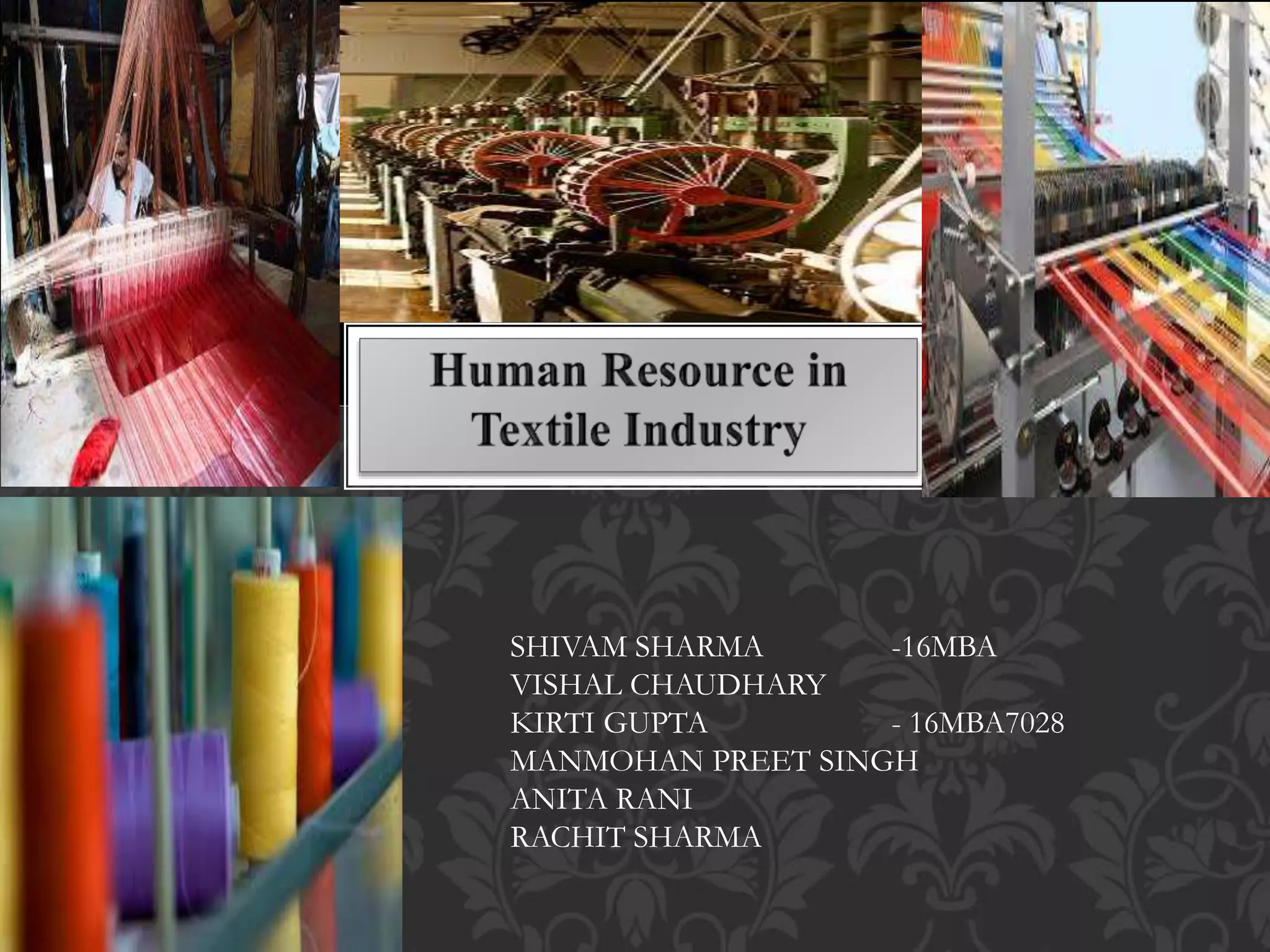 HR in Textile Industry | PPTX