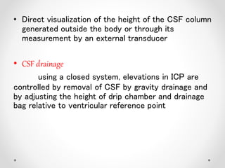 Management of patient with increased intracranial pressure | PPTX