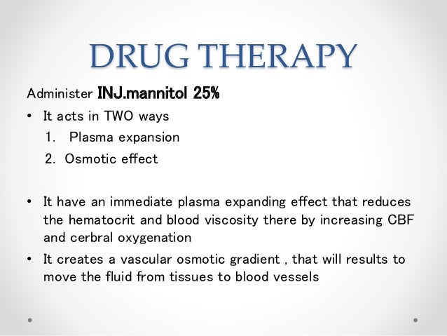 Management Of Patient With Increased Intracranial Pressure