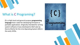 History of C Programming Language | PPT