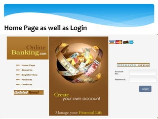 Home Page as well as Login
 