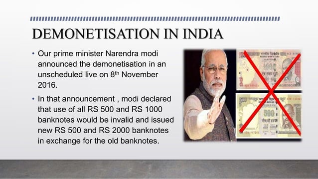 demonetisation | PPT