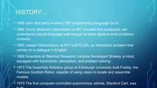 Artificial Intelligence power point presentation | PPTX | Artificial ...