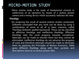 PRODUCTION PLANNING AND CONTROL-WORK STUDY | PPTX