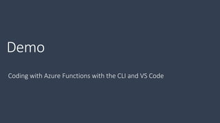 Serverless on Azure with Functions | PPTX image.