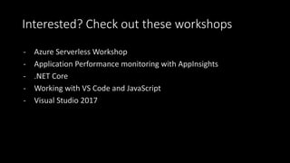 Serverless on Azure with Functions | PPTX