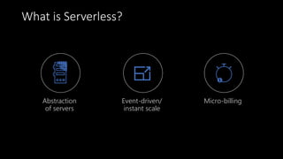 Serverless on Azure with Functions | PPTX
