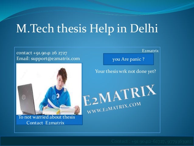 thesis help in delhi
