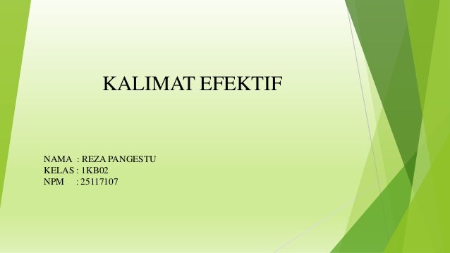 Kalimat Efektif