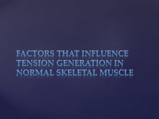 RESISTANCE EXERCISE FOR MUSCLE IMPAIRED PERFORMANCE | PPTX