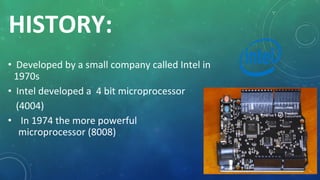 INTRODUCTION OF MICROCONTROLLER | PPT