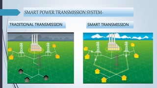 SMART POWER TRANSMISSION SYSTEM-
TRADITIONAL TRANSMISSION SMART TRANSMISSION
 