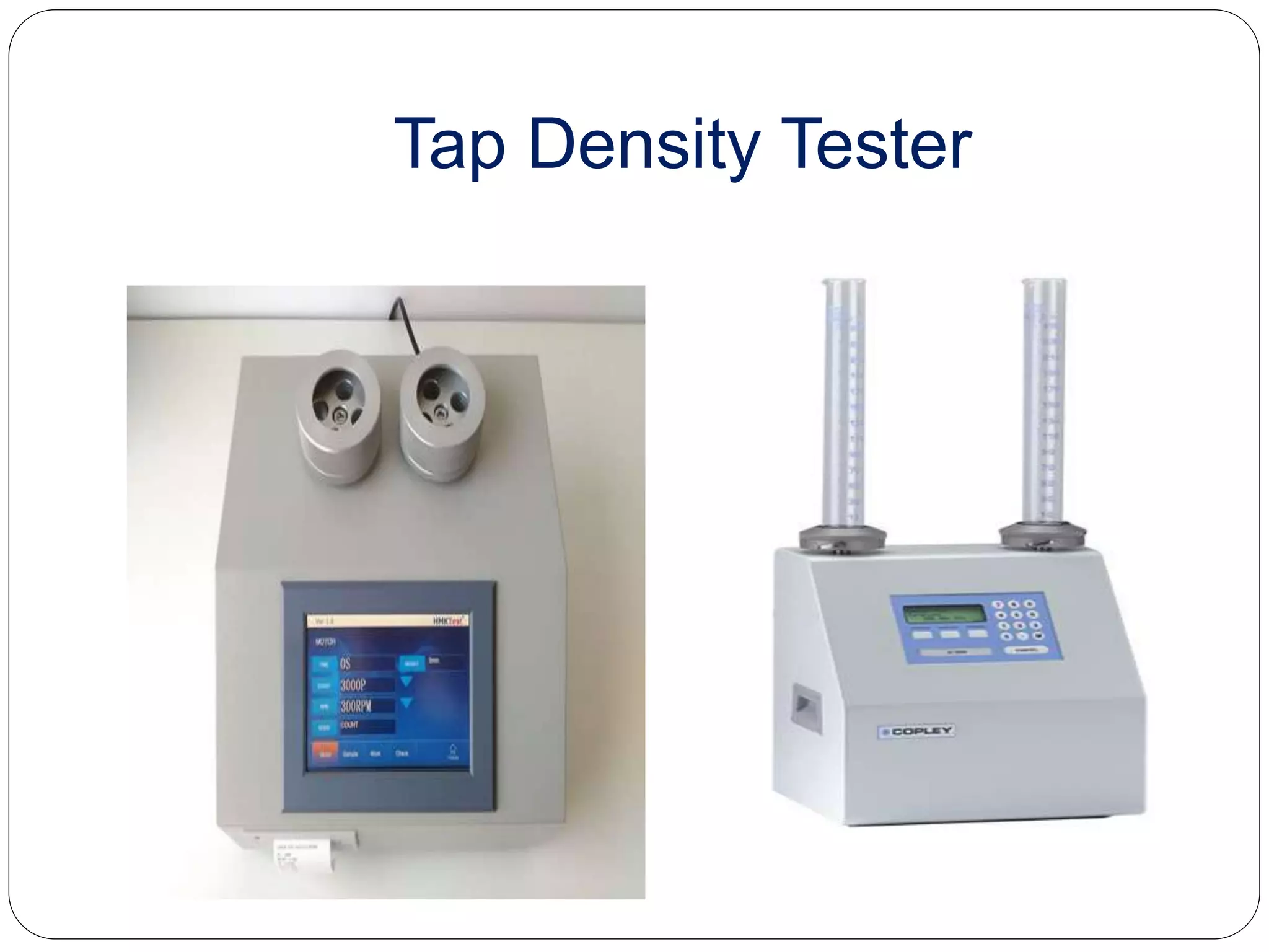 Tap Density Tester
 