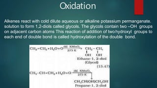 Alkene & its preparation | PPTX