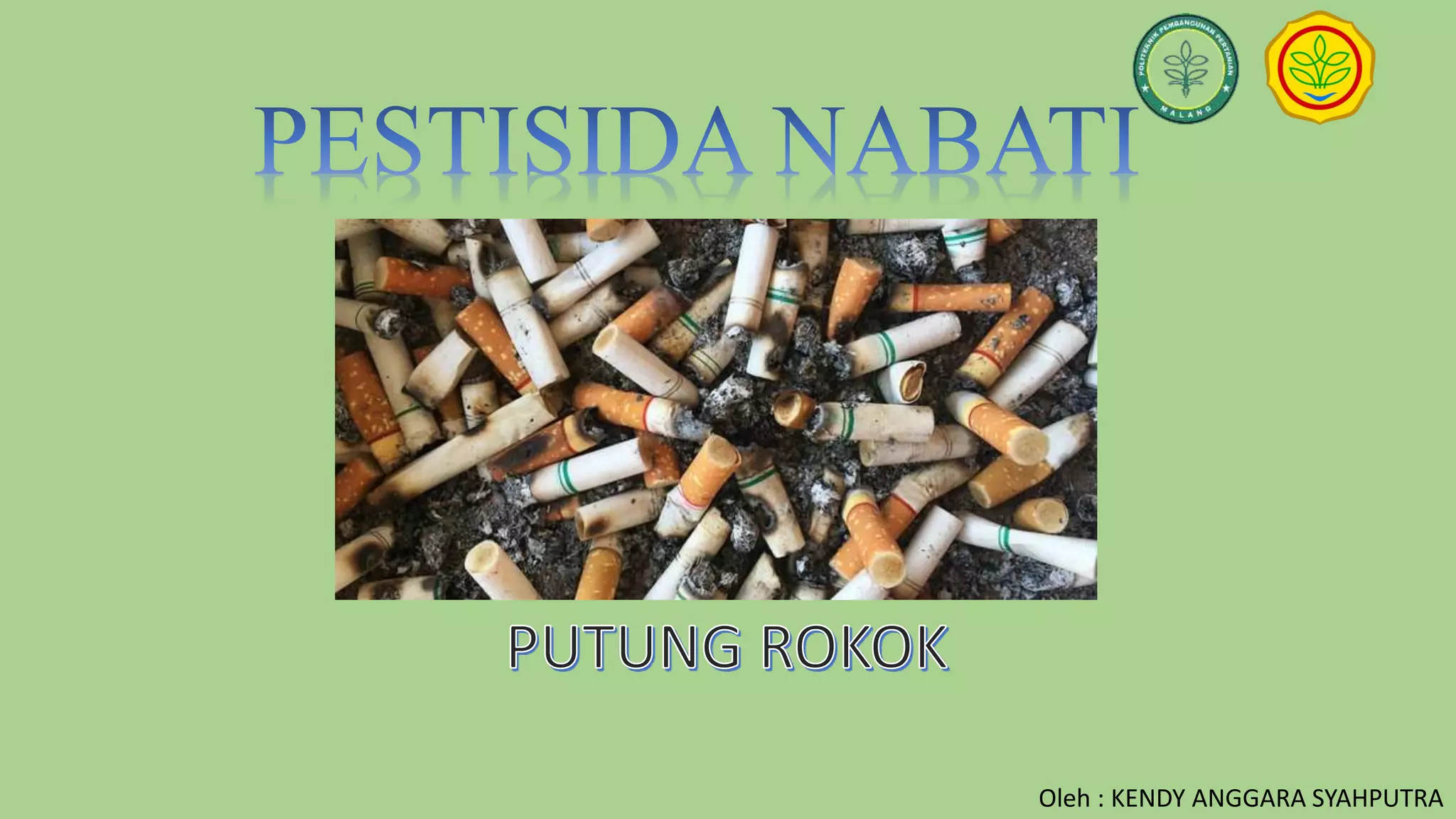 Faedah Rokok Manfaat Rokok? | PPTX