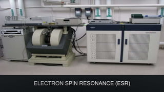 ELECTRON SPIN RESONANCE | PPTX