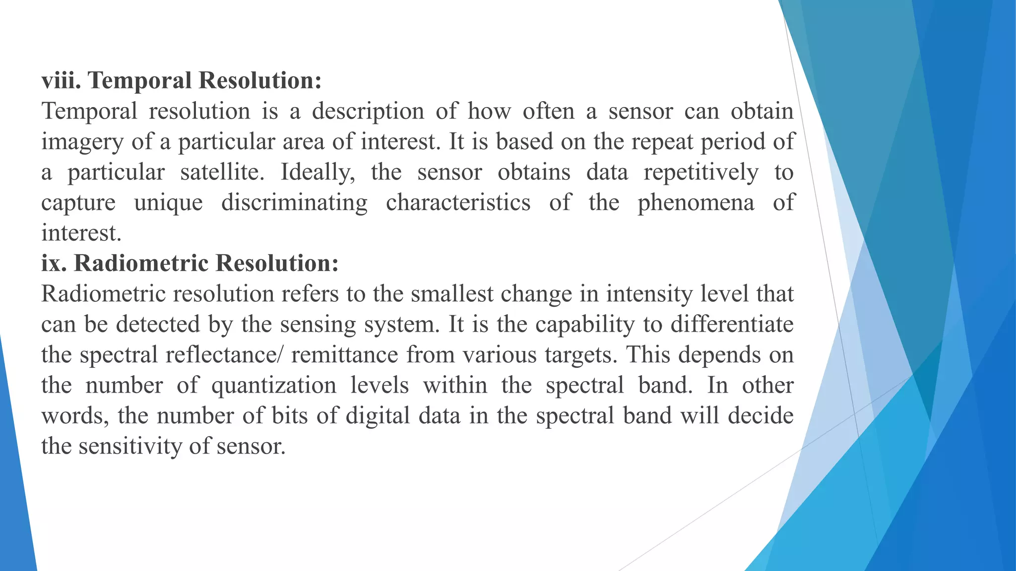 Remote Sensing Meaning, Concept and Components Geography PPT
