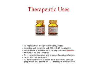 Therapeutic Uses
 