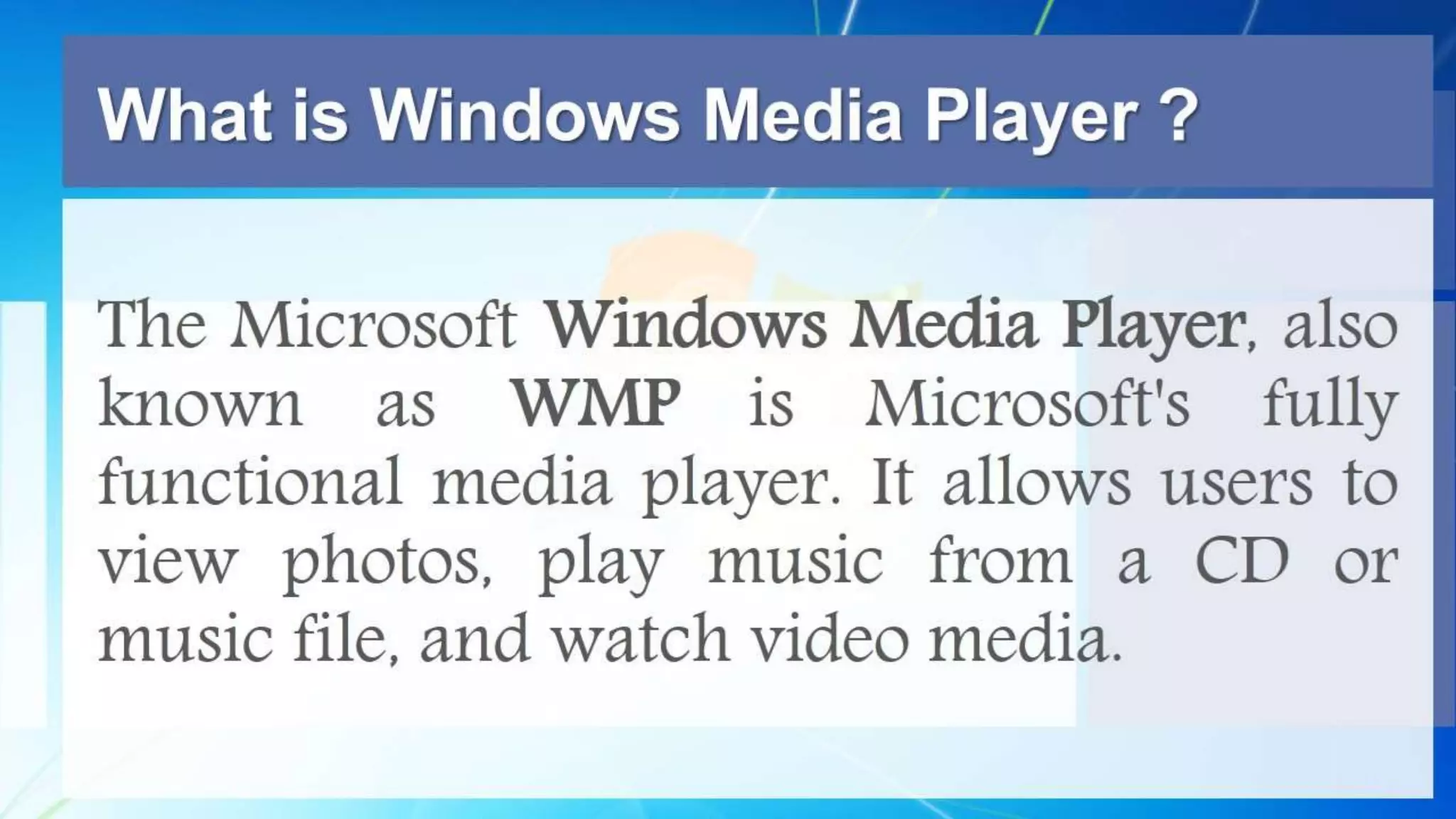 Windows 7 Operating System