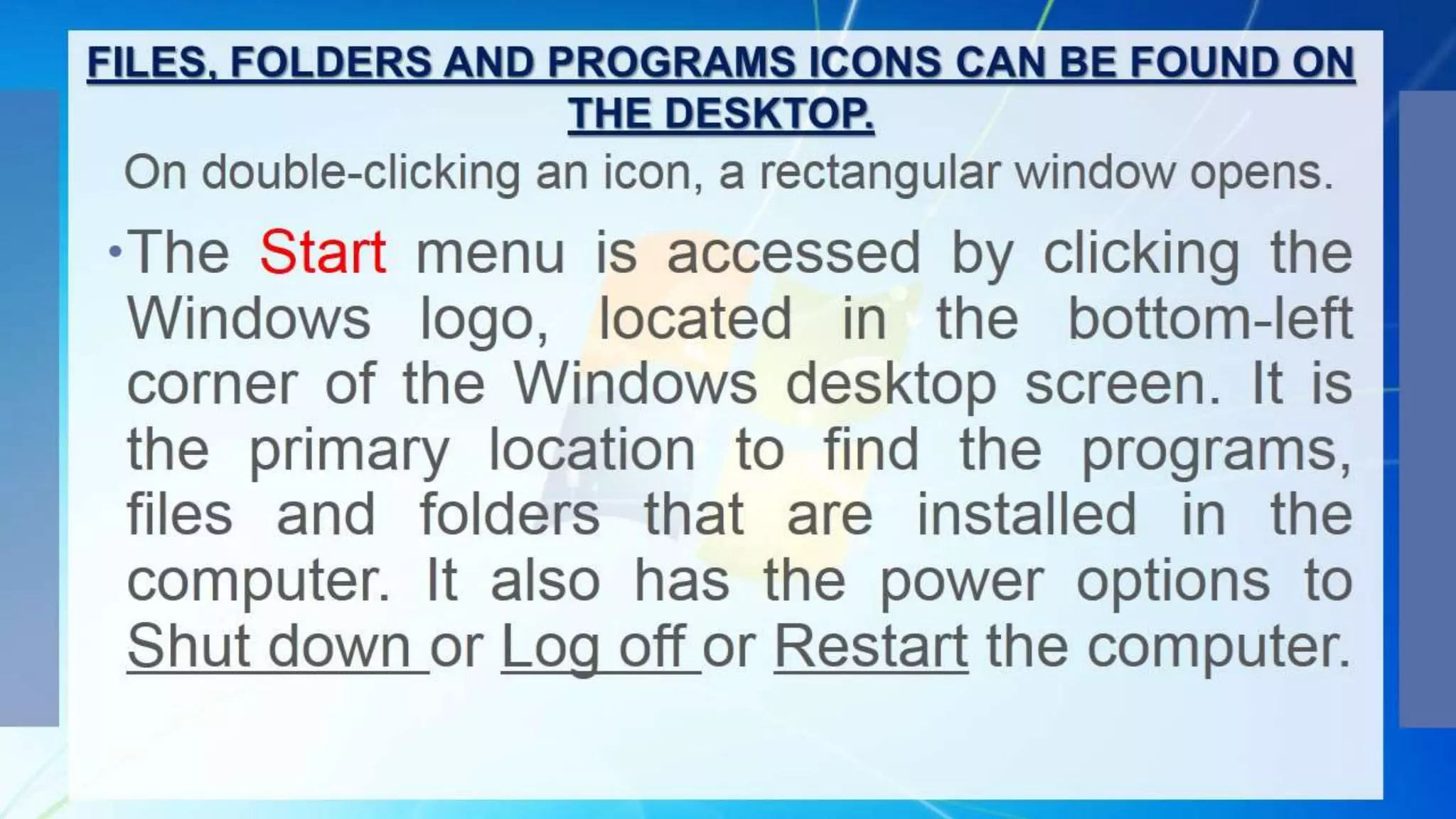 Windows 7 Operating System