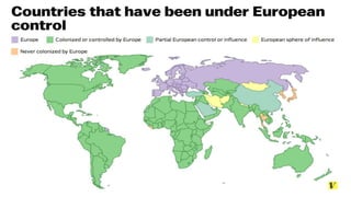 Αποικιοκρατία/ Ιμπεριαλισμός ( Η Ευρώπη και ο κόσμος) ΧΑΡΤΕΣ