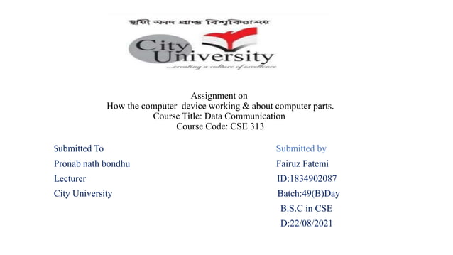 Class 1 PPT class-1-ppt