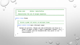 Java Print method | PDF